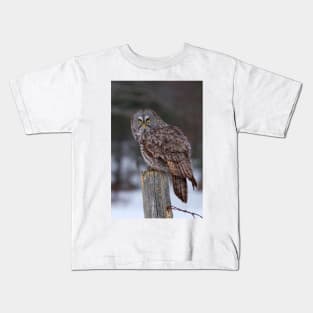 Piss Off! - Great Grey Owl Kids T-Shirt